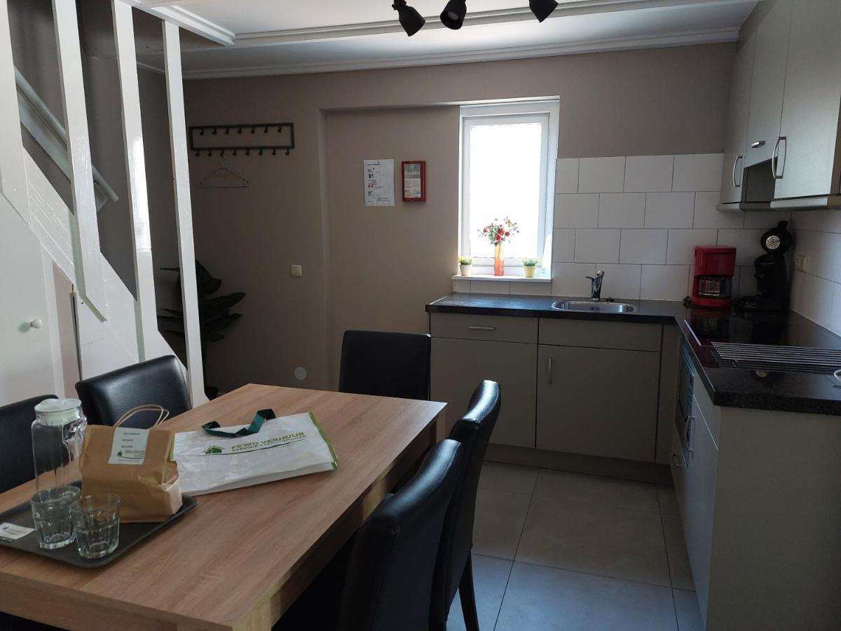 Boszicht 6 Halfvrijstaande Vakantiewoning In 东卡佩勒 外观 照片